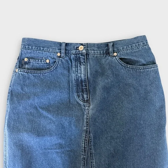 Lauren Ralph Lauren Denim Midi Skirt – Size 14 (Excellent Condition) - Picture 4 of 7
